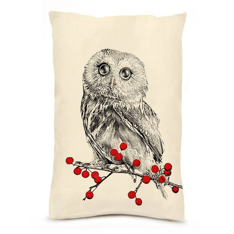 Winter Owl 10 X 14 Pillow - Eric & Christopher