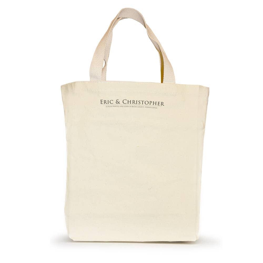 Duck with Boots Small Canvas Tote Bag | Eric & Christopher