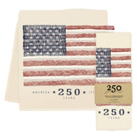American Flag Anniversary Tea Towel | Eric & Christopher