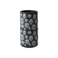 Ceramic Calaca Vase with White Skull decoration