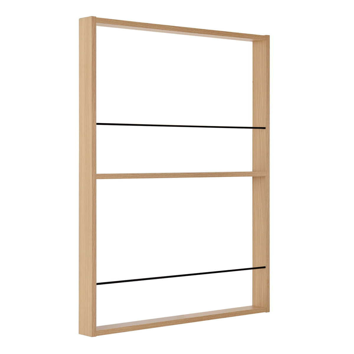 Steiner Beech Square 2-Tier Kids Wall Mounted Bookshelf | Danya B