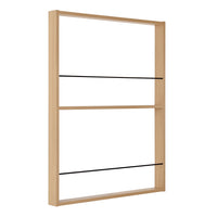 Steiner Beech Square 2-Tier Kids Wall Mounted Bookshelf | Danya B