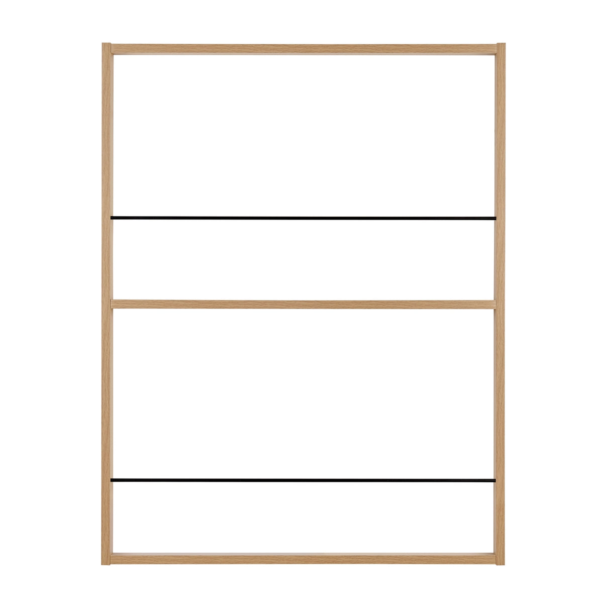 Steiner Beech Square 2-Tier Kids Wall Mounted Bookshelf | Danya B