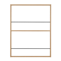 Steiner Beech Square 2-Tier Kids Wall Mounted Bookshelf | Danya B