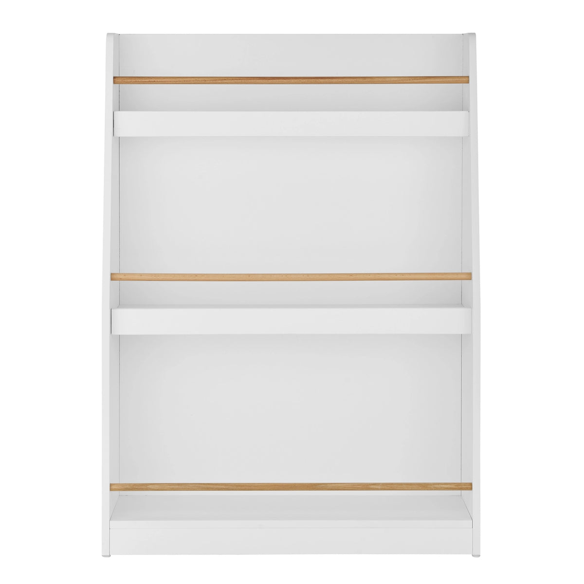 Steiner White 3-Tier Kids Freestanding Bookcase with Rods | Danya B.