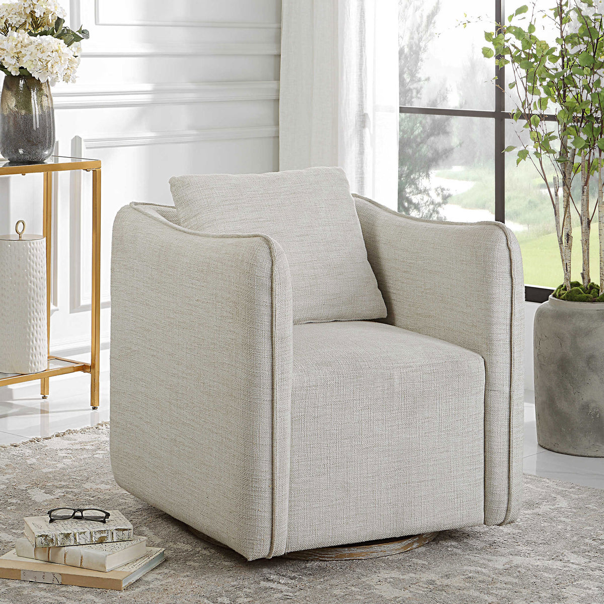 Uttermost Corben Swivel Chair