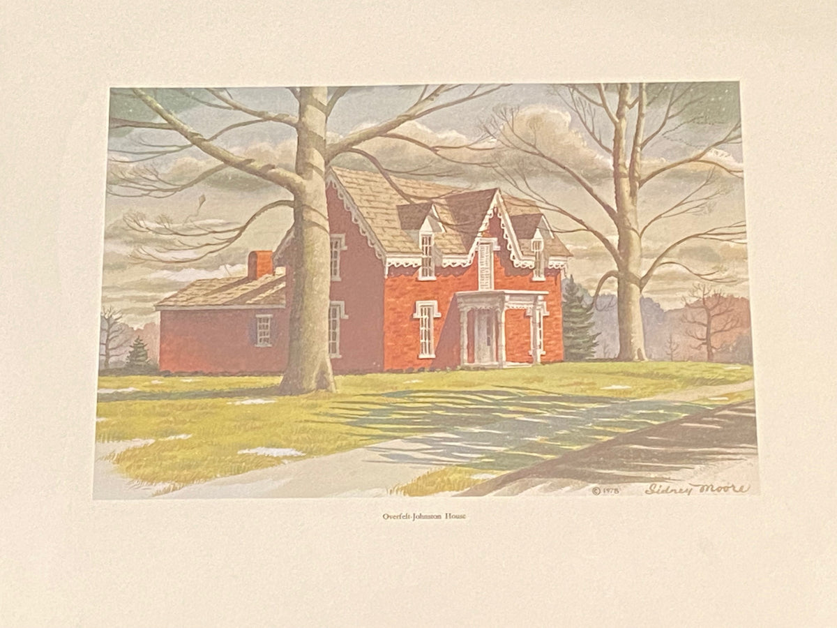 Sidney Moore Overfelt - Johnston House Print