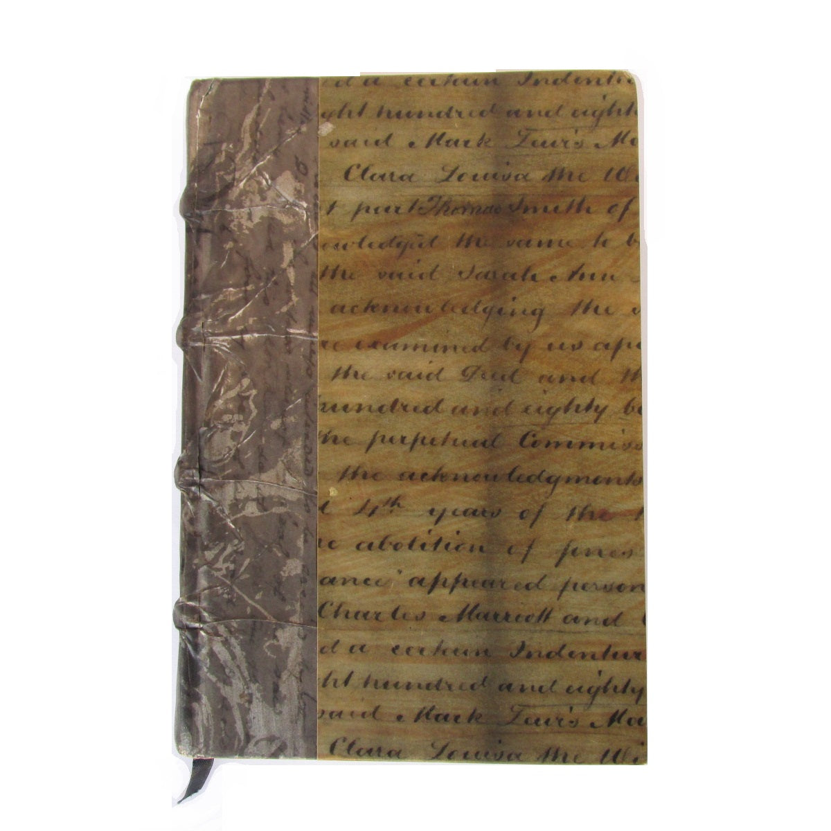 Decorative Script Weathered Grey Book