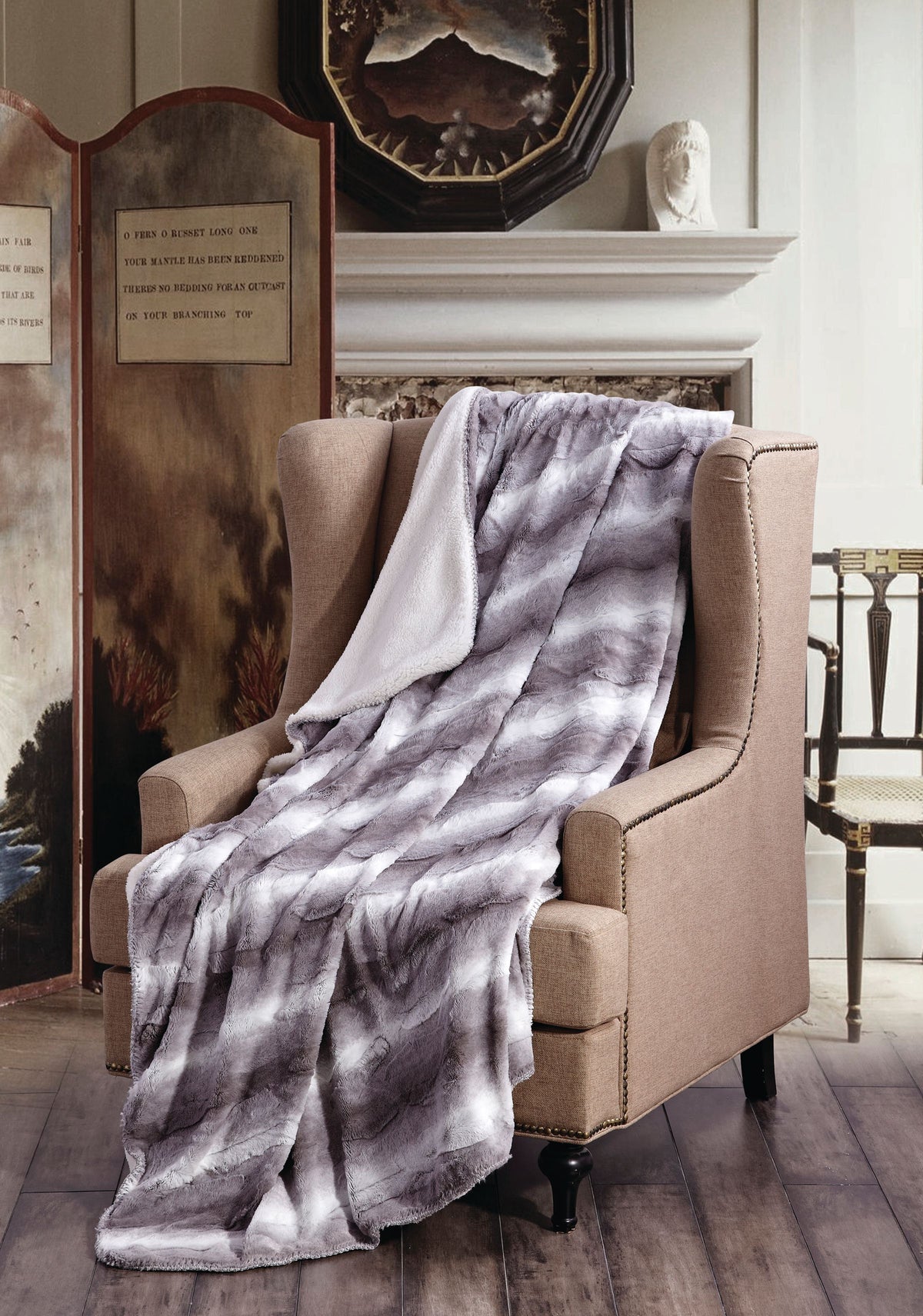 Faux Fur Throw