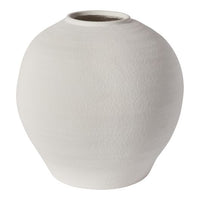 Large Textured Cement Konos Vase
