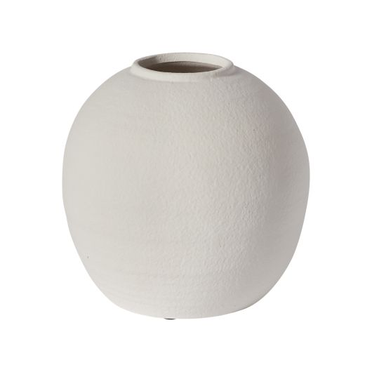 Large Textured Cement Konos Vase
