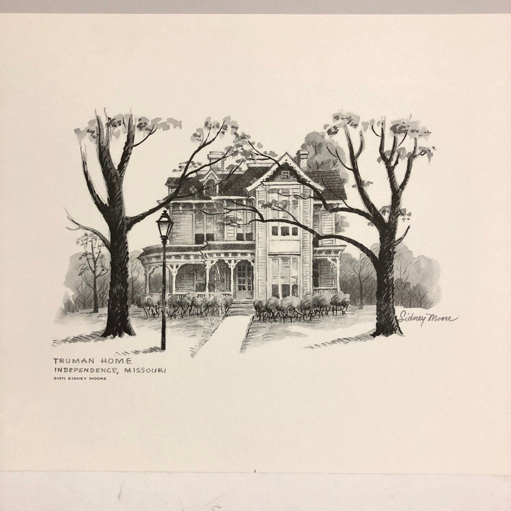 Sidney Moore Harry Truman House Print